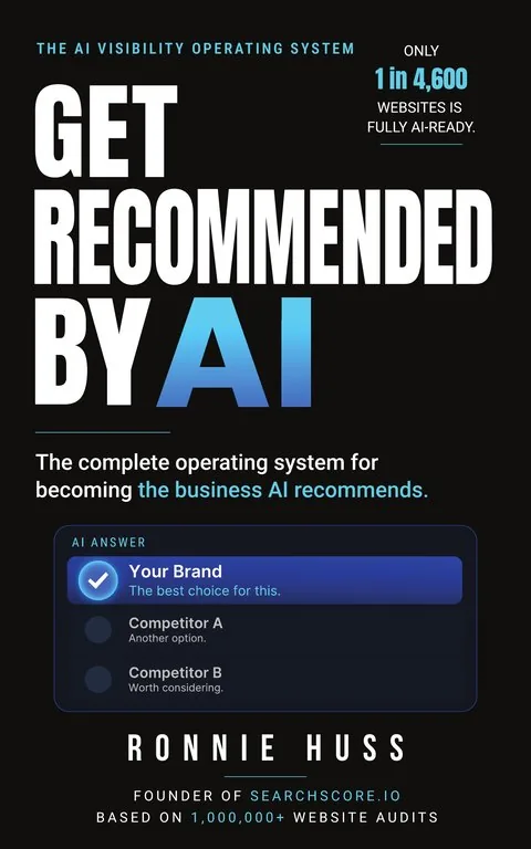 Get Recommended by AI by Ronnie Huss, book cover
